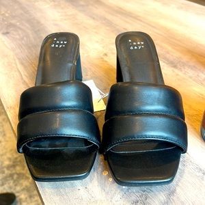 A new day simple short black heels